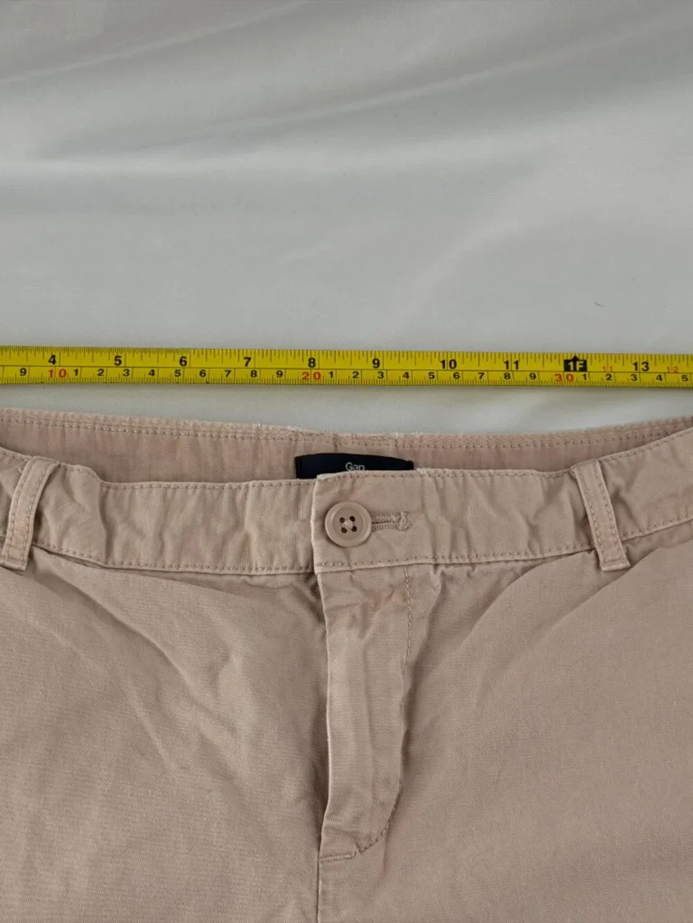 Gap Women's Pink Cotton Mid Rise Casual Bermuda Shorts Size 8 Regular Pockets